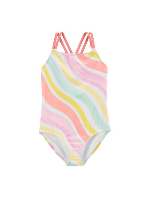 Girls 4-14 Carter's Striped One-Piece Swimsuit