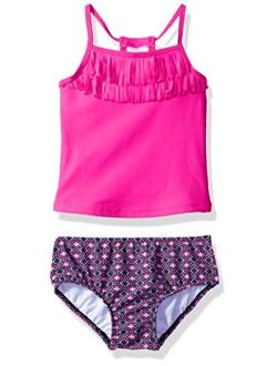 Girls' Infant Fringe Top Tankini Swimsuit Set