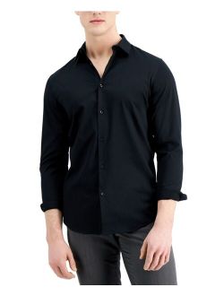 Men's Long-Sleeve Tux Shirt, Created for Macy's