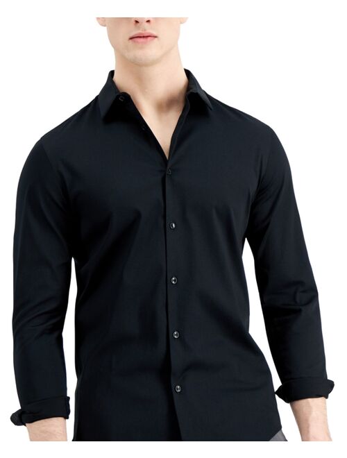 INC International Concepts Men's Long-Sleeve Tux Shirt, Created for Macy's