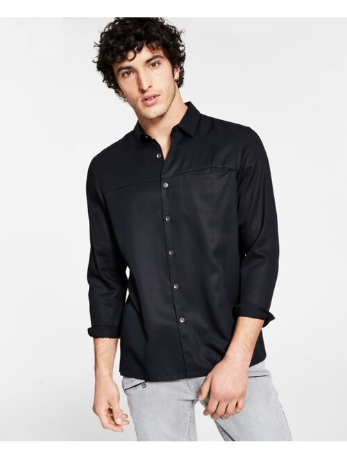 INC International Concepts Men's Toby Luxe Long-Sleeve Shirt, Created for Macy's