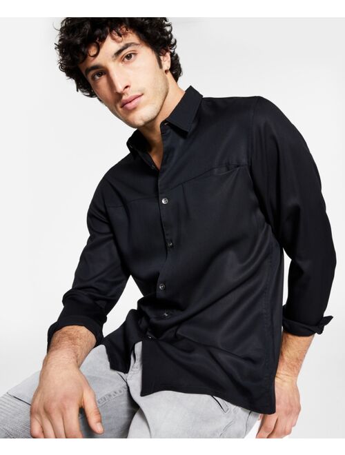 INC International Concepts Men's Toby Luxe Long-Sleeve Shirt, Created for Macy's