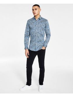 Men's Slim-Fit Paisley Shirt, Created for Macy's