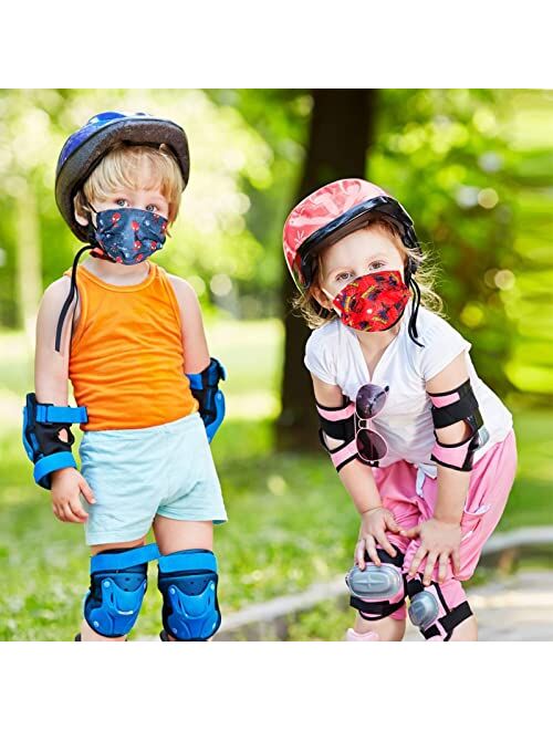 Yuesuo 50PCS Kids Face_Mask Children 3Ply Earloop Breathable Kids Face_Mask Outdoor School Supplies Boys Girls Gfit