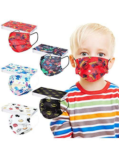 Elliehouse Kids Face_Mask 50PCS Breathable Kids Face_Masks