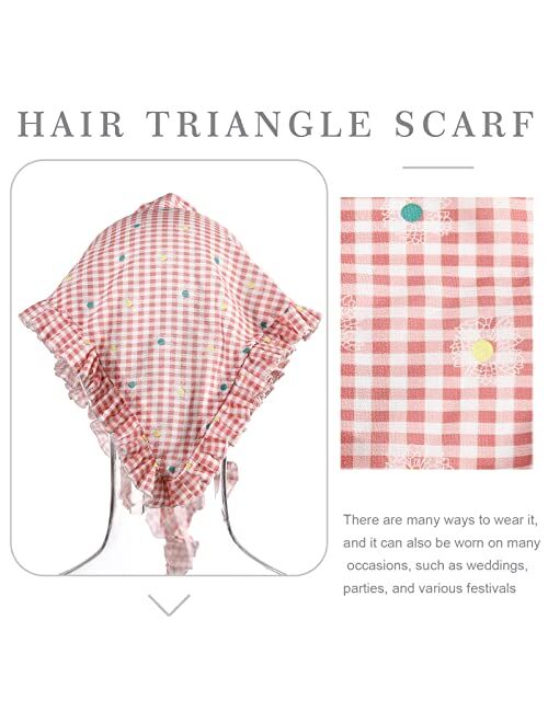Molans Bandana Headband Chiffon Scarf Headbands - Hair Bandana Floral Elastic Hair Kerchief Print Hair Scarves Kerchief for Women