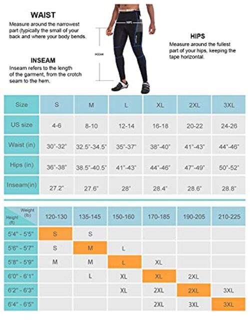 BALEAF Men's Bike Pants 4D Padded Cold Weather Cycling Bicycle Tights Long Compression MTB Leggings Winter