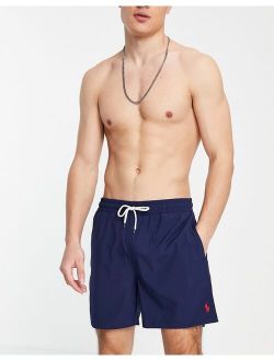 player logo Traveler swim shorts in navy