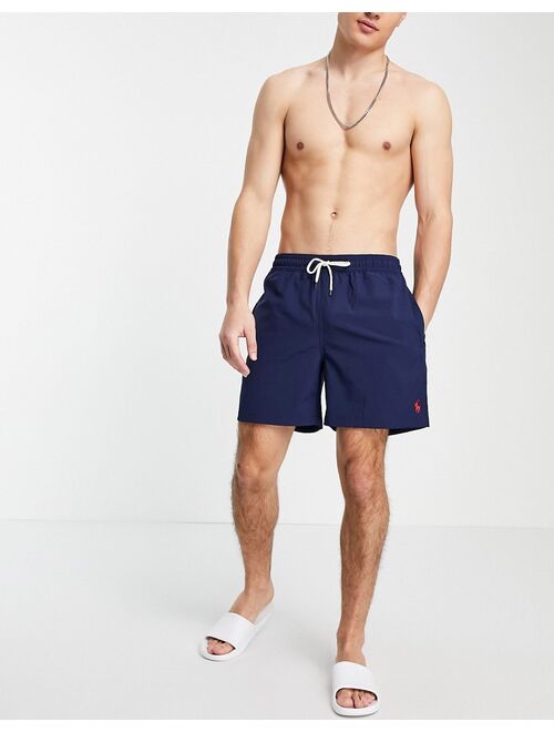 Polo Ralph Lauren player logo Traveler swim shorts in navy
