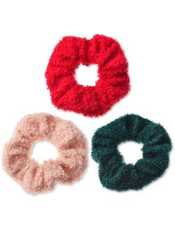Holiday Lane 3-Pc. Knit Hair Scrunchie Set, Created for Macy's