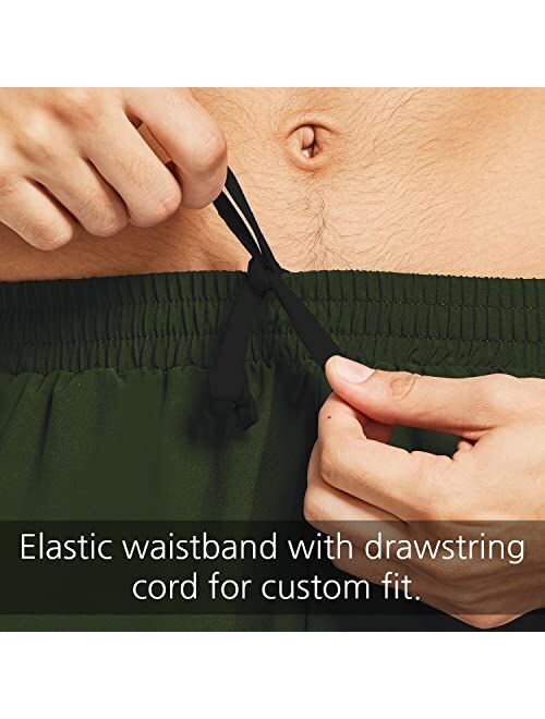 BALEAF Men's 5" Running Athletic Shorts Zipper Pocket