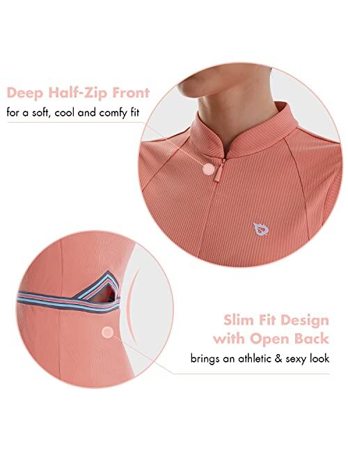 BALEAF Women's Golf Tennis Dress Sleeveless 4-Pockets with Inner Shorts UPF 50+ Athletic Sports Workout