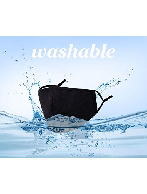 Gyothrig 3D Reusable Breathable Washable Adjustable Cloth Face Masks…