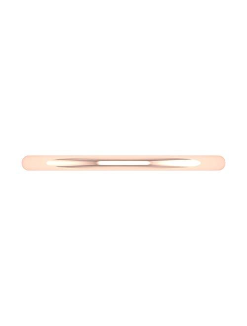 Finerock 14K Gold 1.5mm Plain Wedding Band