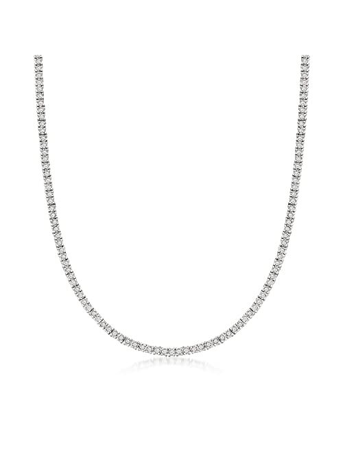 Ross-Simons 3.00 ct. t.w. Diamond Tennis Necklace in Sterling Silver