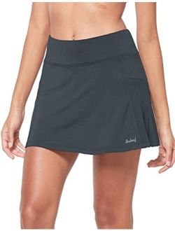 Women's High Waisted Tennis Skirts Pleated Golf Skorts Skirts with Ball Pockets