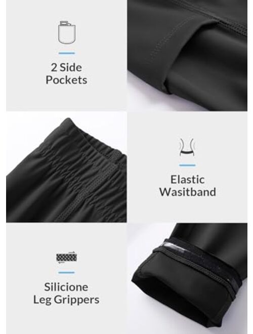 BALEAF Girls Riding Pants Equestrian Horse Kids Riding Breeches Tights Youth Knee-Patch Schooling Pocket UPF50+