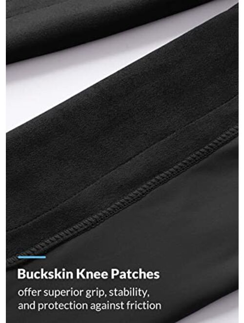 BALEAF Girls Riding Pants Equestrian Horse Kids Riding Breeches Tights Youth Knee-Patch Schooling Pocket UPF50+