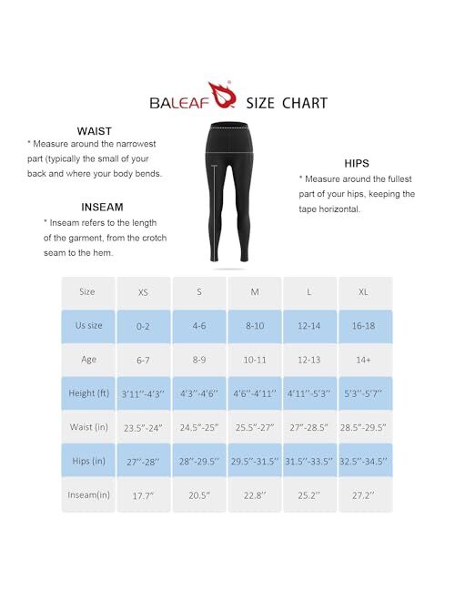 BALEAF Girls Riding Pants Equestrian Horse Kids Riding Breeches Tights Youth Knee-Patch Schooling Pocket UPF50+