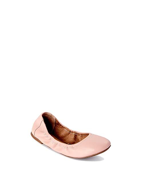 Time and Tru Women's Scrunch Ballet Flats