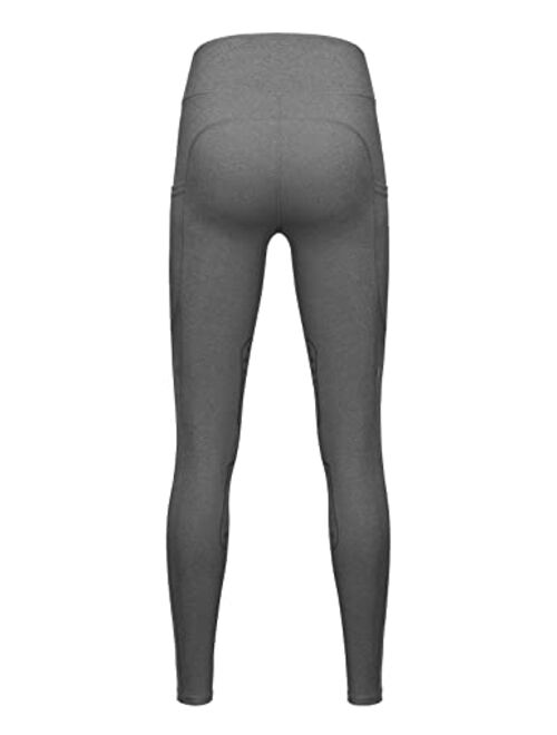 BALEAF Women's Riding Tights Silicone Grip Breeches Equestrian Horse Riding Pants Schooling Tights Pockets