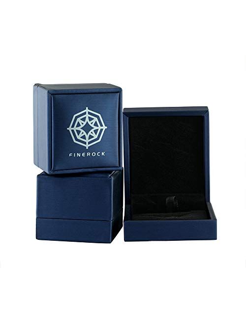 Finerock 1 Carat 3-Stone Prong Set Diamond Engagement Ring in 10K Solid Gold - IGI Certified