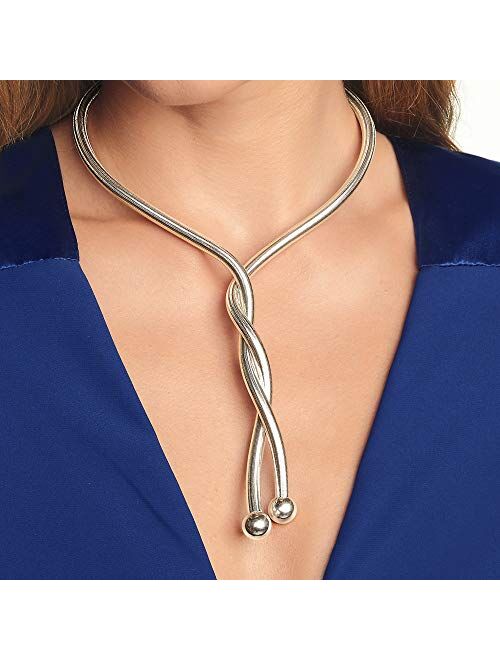 Ross-Simons Italian Sterling Silver Flexible 4-In-1 Necklace/Bracelet