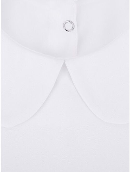 Blulu Detachable Collar Dickey Collar Blouse Shirt False Collar for Women