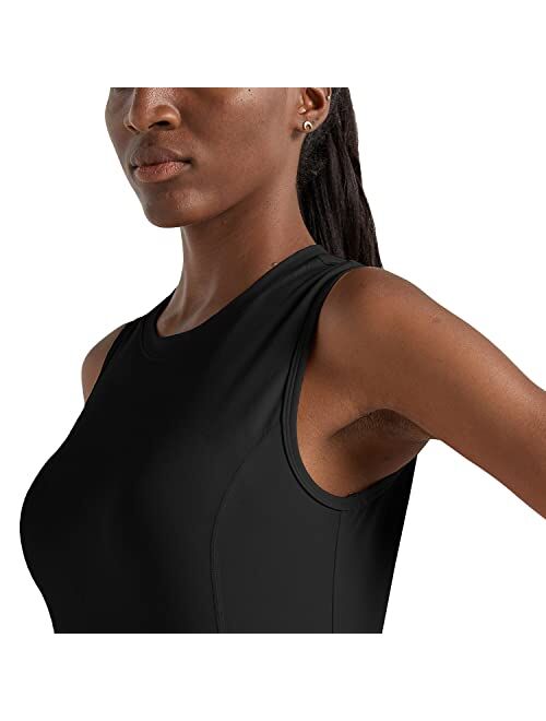 BALEAF Women's Sleeveless Workout Shirts Lightweight UPF 50+ Running Tank Tops for Yoga, Everyday Casual