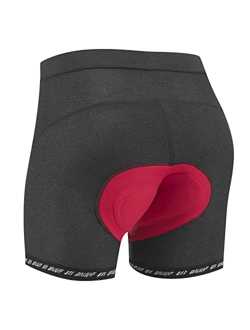 BALEAF Women's Cycling Underwear 4D Padded Liner Bike Shorts Spin Bicycle Biking Silicone Leg Grippers