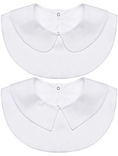SATINIOR 2 Pieces Fake Collars Dickey Collar Detachable Collars for Women Girls