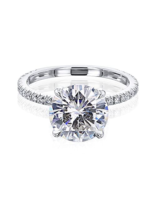 Kobelli Forever One Moissanite Wrap Basket Engagement Ring