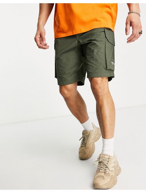 Marshall Artist forte polyamide cargo shorts in khaki