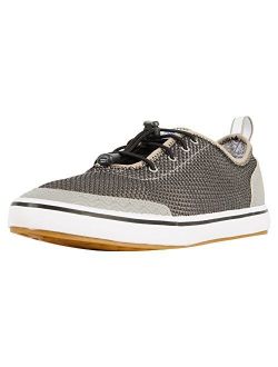 Riptide Men's Airmesh Deck Shoes, Black & White (22000)