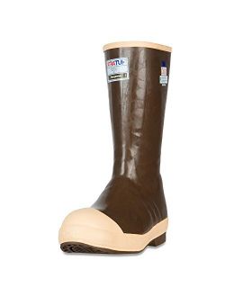 Legacy Series 15" Neoprene Steel Toe Insulated Men's Fishing Boots, Copper & Tan (22273G)