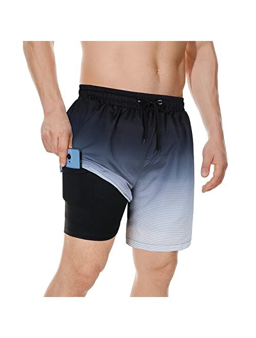 Buy American Trends Mens Swim Trunks Compression Lined Swim Shorts for ...