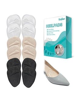 Kefee Metatarsal Pads - 12 pcs Soft Forefoot Pads - High Heel Inserts - Shoe Filler for Too Big Shoes Women - Ball of Foot Cushions for Pain Relief