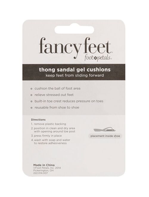 Fancy Feet by Foot Petals Thong Sandal Gel Cushions Shoe Inserts
