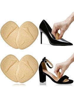 Meiyante Metatarsal Pads Women Metatarsal Pads for Women Shoes Heel Inserts for Women Ball of Foot Cushions (2 Pairs Foot Pads) All Day Pain Relief and Comfort One Size F