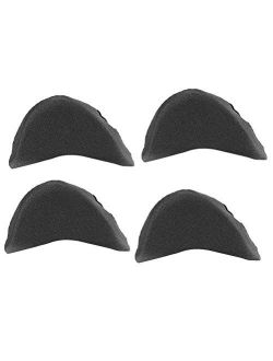 Healifty Forefoot Pad Shoe Filler Shoe Inserts Size 2Pair(Black)