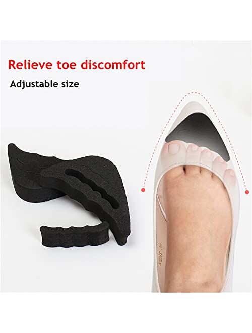 InfantLY Bright 2pair Women High Heel Toe Plug Insert Shoe Big Shoes Toe Front Filler Cushion Pain Relief Protector