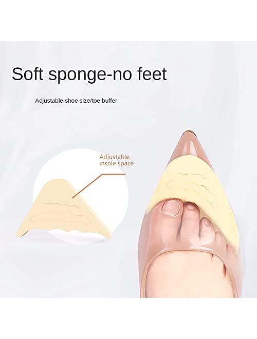 "N/A" SooGree Reusable Toe Inserts,Adjustable Foam Shoe Filler for Too Big Shoes Women Men Unisex Toe Plug Foot Support Pad for Pumps Flats Sneakers