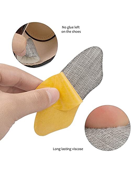 BIGIICO Heel Grips Liner Cushions Inserts for Loose Shoes, Heel Pads Insert Prevent Too Big, Heel Slipping, Blisters, Filler for Loose Shoe Fit (4 Pairs )