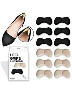 Dr. Arthritis Doctor Developed Heel Protectors Heel Inserts for Women & Men - Heel Pads for Shoes That Are Too Big Inserts, Heel Cushion Blisters, Liners, Heel Grips for 