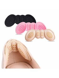 EIRMAT 3Pairs Anti-Slip Heel Grips Liner Cushions Inserts for Women Men,Heel Pads for Shoes Too Big Men Women,Prevent Rubbing Blisters Heel Slipping,Improved Shoe Fit and