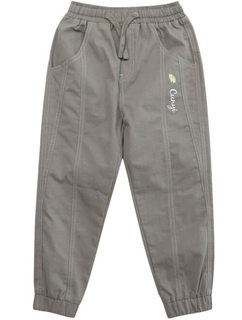 Shein Boys Letter Graphic Slant Pocket Joggers