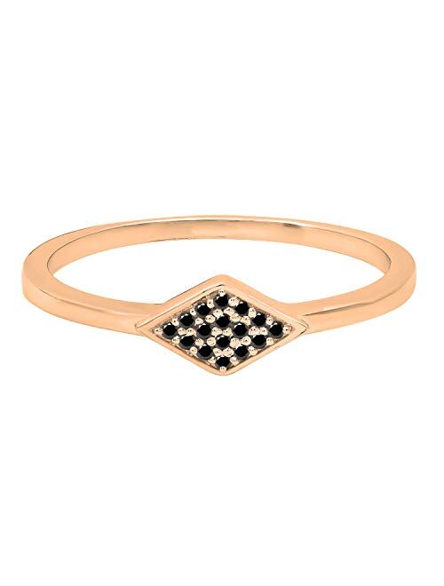 Dazzlingrock Collection Rhombus Ladies Kite Shape Engagement Ring Band, Available in Various Gemstone & Diamond with 10K/14K/18K Gold & 925 Sterling Silver