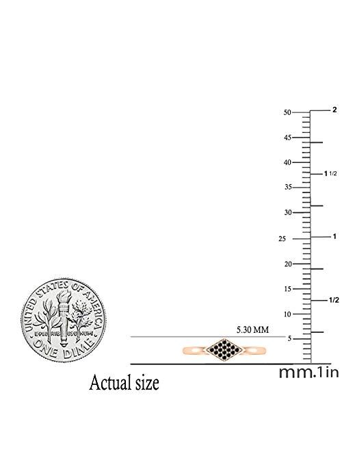 Dazzlingrock Collection Rhombus Ladies Kite Shape Engagement Ring Band, Available in Various Gemstone & Diamond with 10K/14K/18K Gold & 925 Sterling Silver