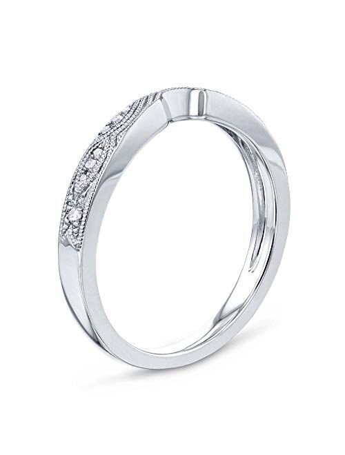 Kobelli Curved Diamond Wedding Band - 62261 Series