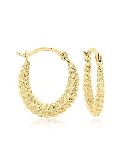 Ross-Simons 14kt Yellow Gold Jewelry Set: 3 Pairs Of Huggie Hoop Earrings